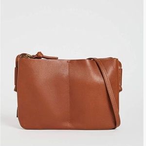 Madewell The Knotted Crossbody Bag. Brown